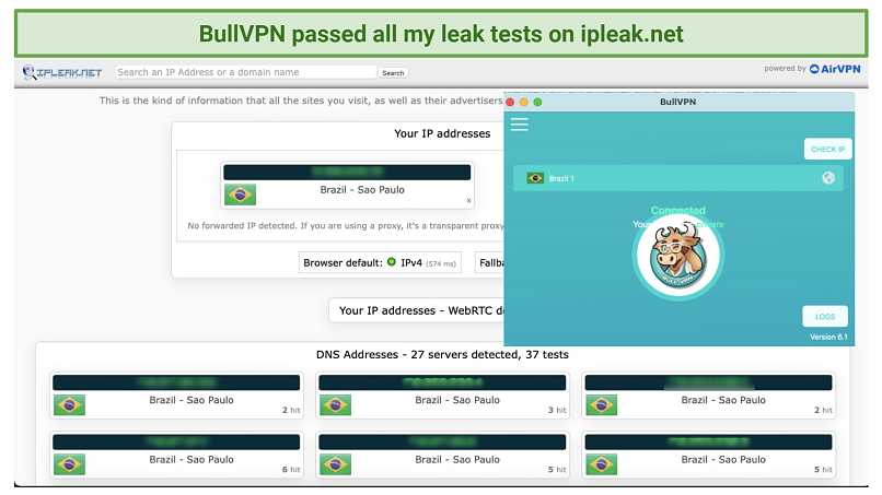 Leak Test Results